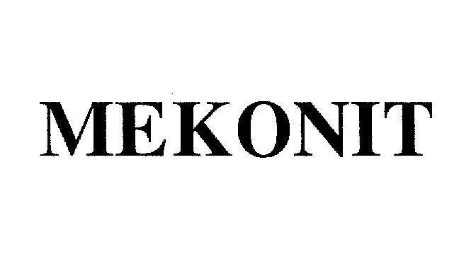 Mẫu nhãn hiệu MEKONIT