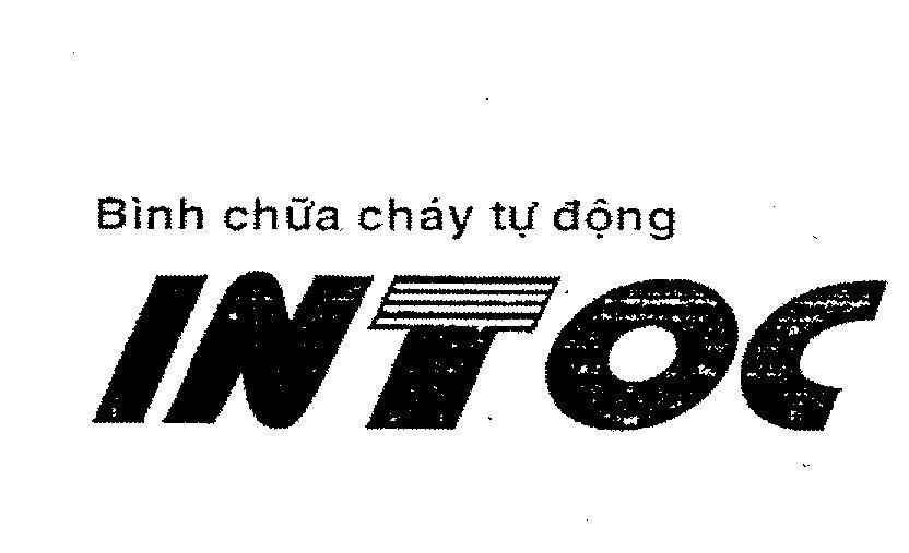 Mẫu nhãn hiệu INTOC BìNH CHữA CHáY Tự ĐộNG