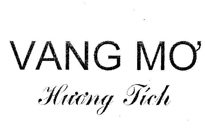 Mẫu nhãn hiệu HƯƠNG TíCH VANG MƠ