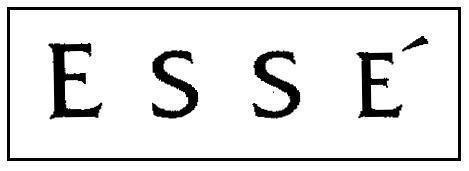 Mẫu nhãn hiệu E S S E