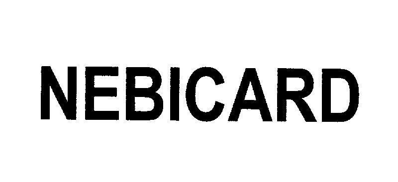 Mẫu nhãn hiệu NEBICARD