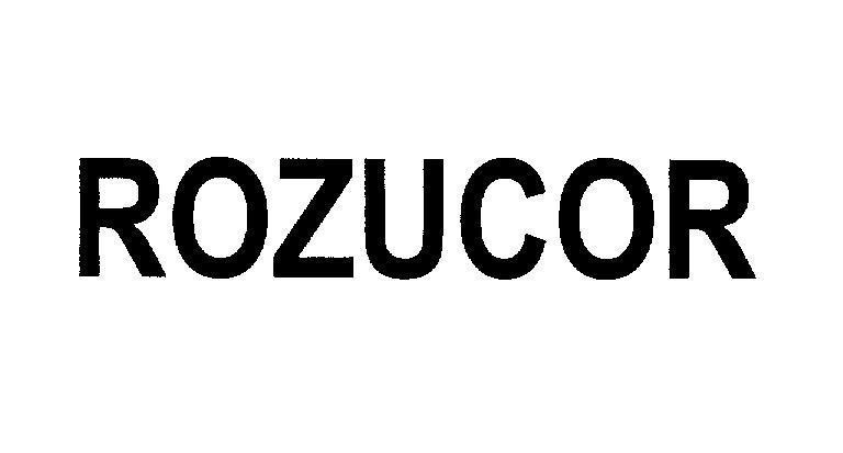 Mẫu nhãn hiệu ROZUCOR