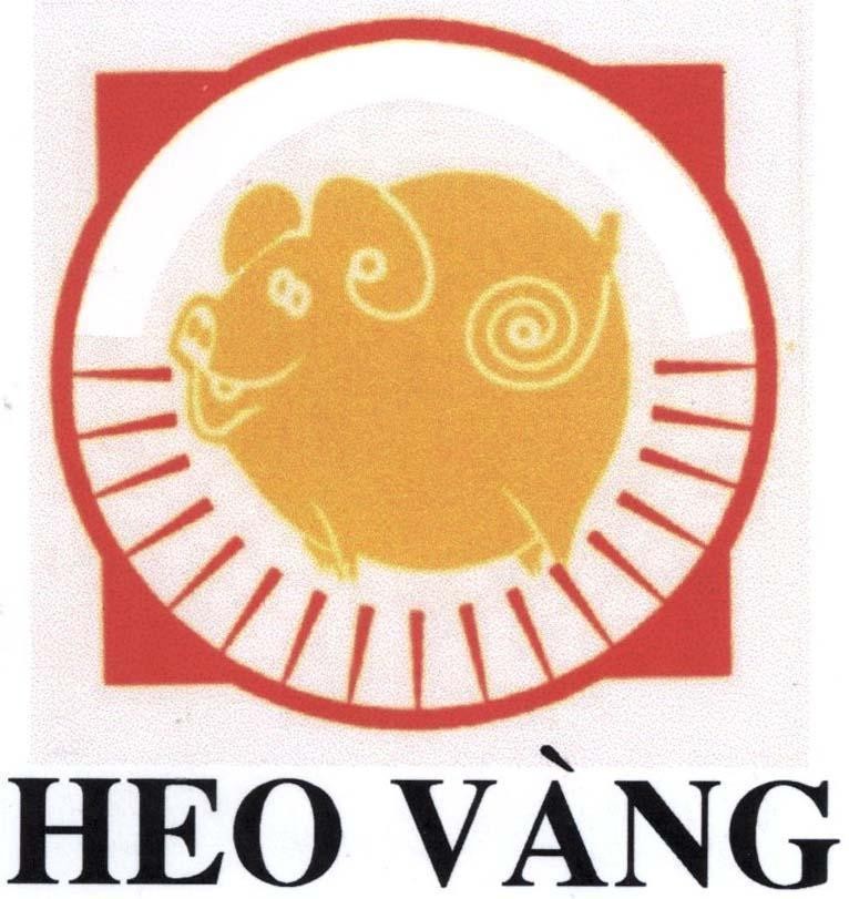 Mẫu nhãn hiệu Heo Vàng