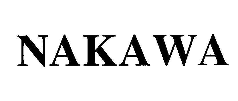 Mẫu nhãn hiệu NAKAWA
