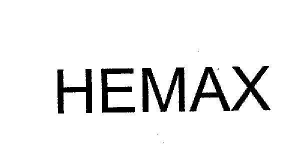 Mẫu nhãn hiệu HEMAX