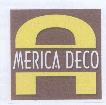 Mẫu nhãn hiệu A MERICA DECO