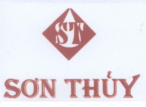 Mẫu nhãn hiệu ST SƠN THUỷ