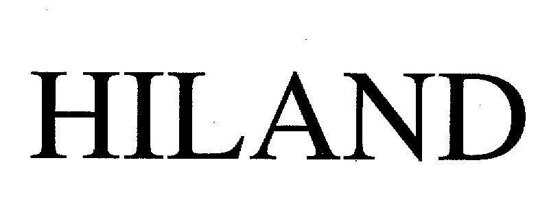 Mẫu nhãn hiệu HILAND