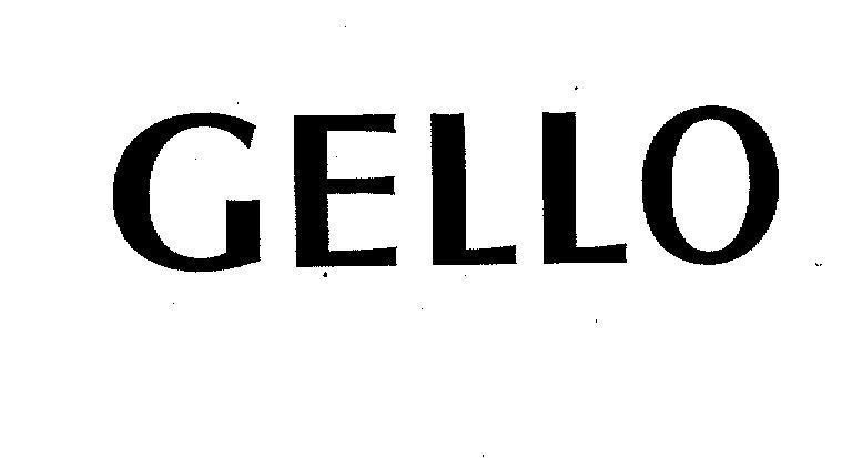 Mẫu nhãn hiệu GELLO