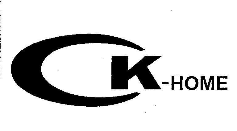 Mẫu nhãn hiệu CK HOME