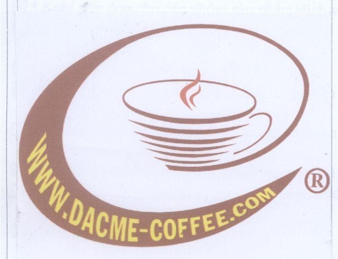 Mẫu nhãn hiệu DACME COFFEE COM WWW