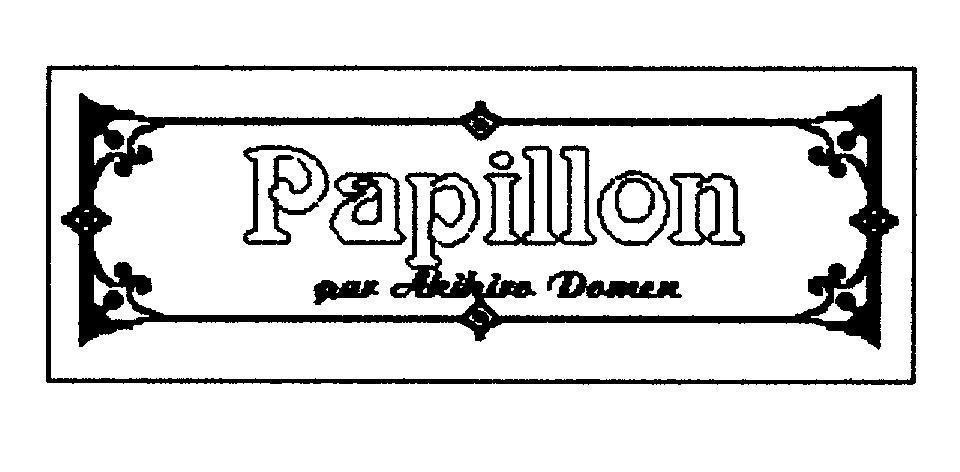 Mẫu nhãn hiệu PAPILLON PAR AKIHIRO DOMEN