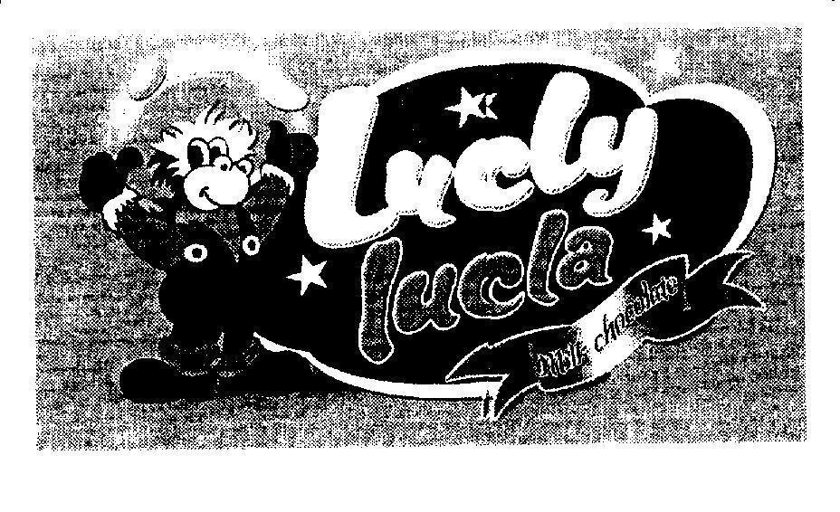 Mẫu nhãn hiệu LUCLY LUCLA MILK CHOCOLATE