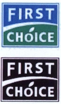 Mẫu nhãn hiệu FIRST CHOICE
