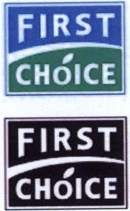 Mẫu nhãn hiệu FIRST CHOICE