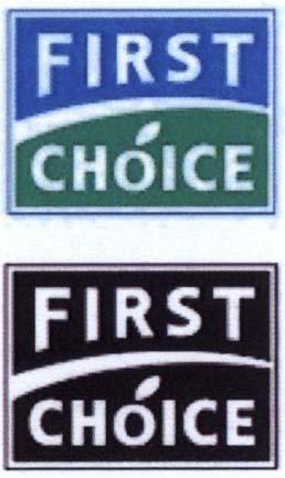 Mẫu nhãn hiệu FIRST CHOICE