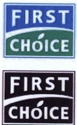 Mẫu nhãn hiệu FIRST CHOICE