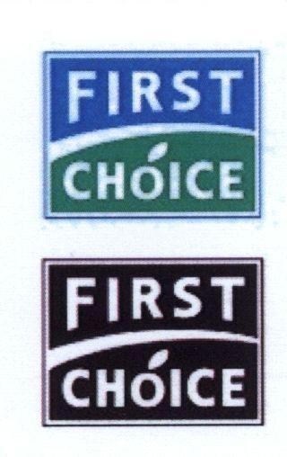 Mẫu nhãn hiệu FIRST CHOICE