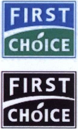 Mẫu nhãn hiệu FIRST CHOICE