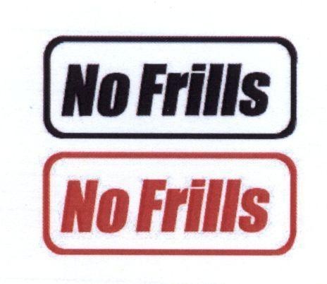 Mẫu nhãn hiệu NO FRILLS