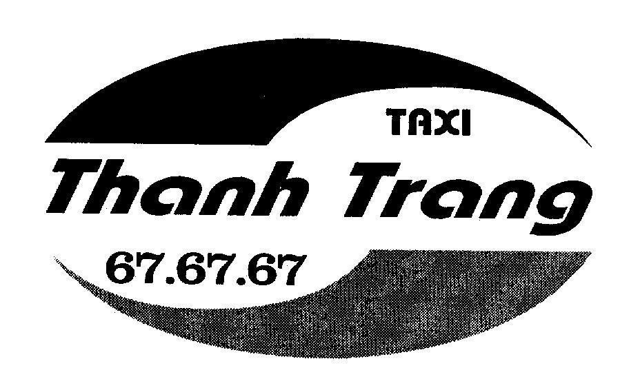 Mẫu nhãn hiệu THANH TRANG TAXI 67.67.67