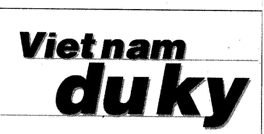 Mẫu nhãn hiệu VIET NAM DUKY