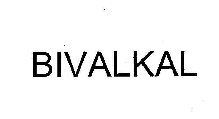 Mẫu nhãn hiệu BIVALKAL