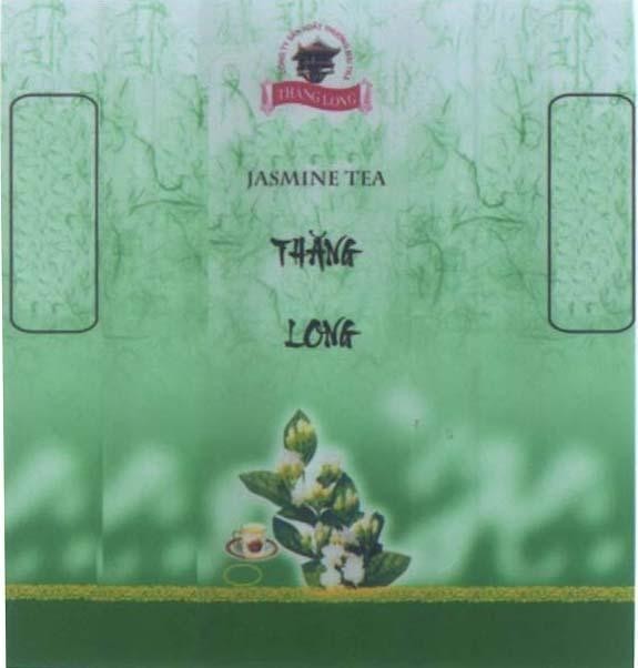 Mẫu nhãn hiệu Thăng Long JASMINE CÔNG Ty Sản Xuất Thương Mại Trà TEA
