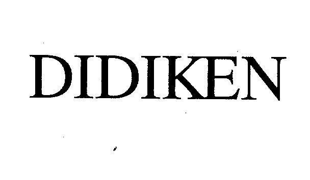 Mẫu nhãn hiệu DIDIKEN