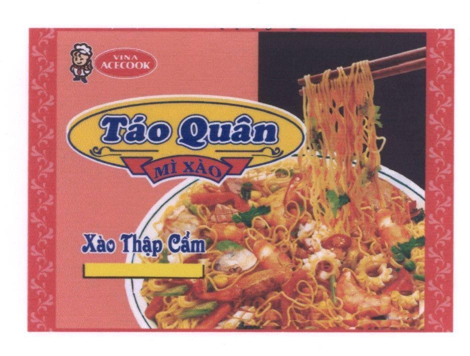 Mẫu nhãn hiệu VINA ACECOOK TáO QUÂN Mì XàO THậP CẩM