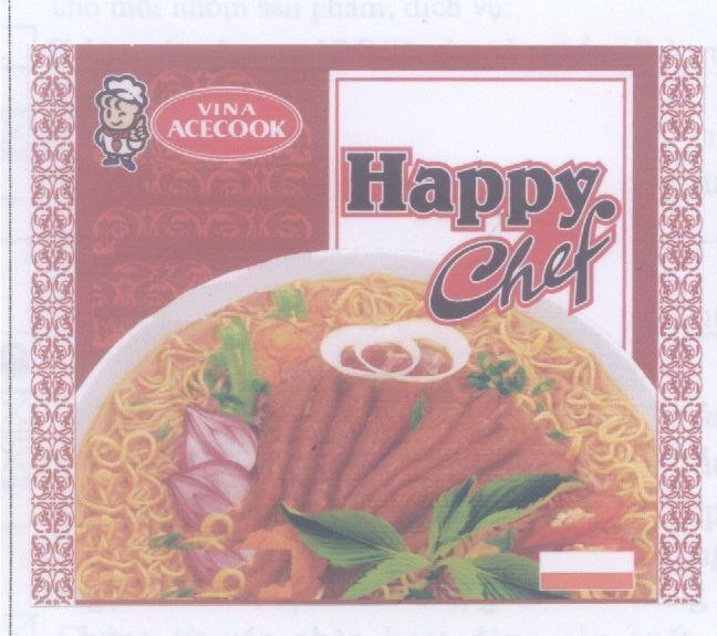 Mẫu nhãn hiệu VINA ACECOOK HAPPY CHEF