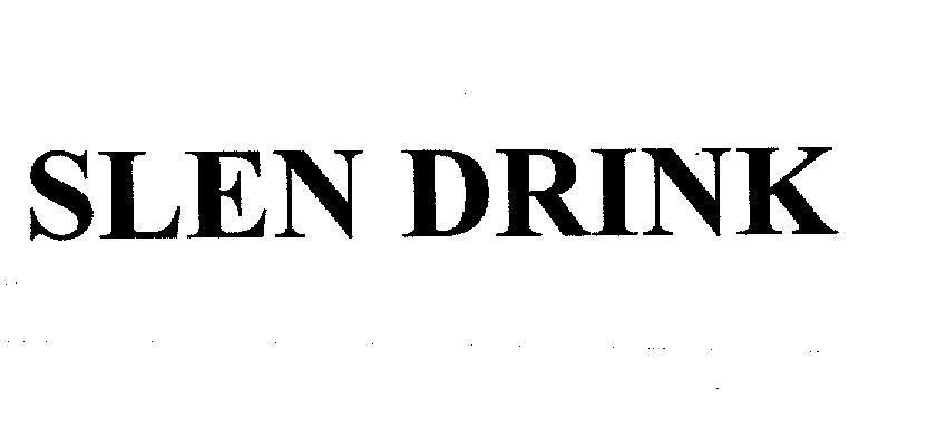 Mẫu nhãn hiệu SLEN DRINK