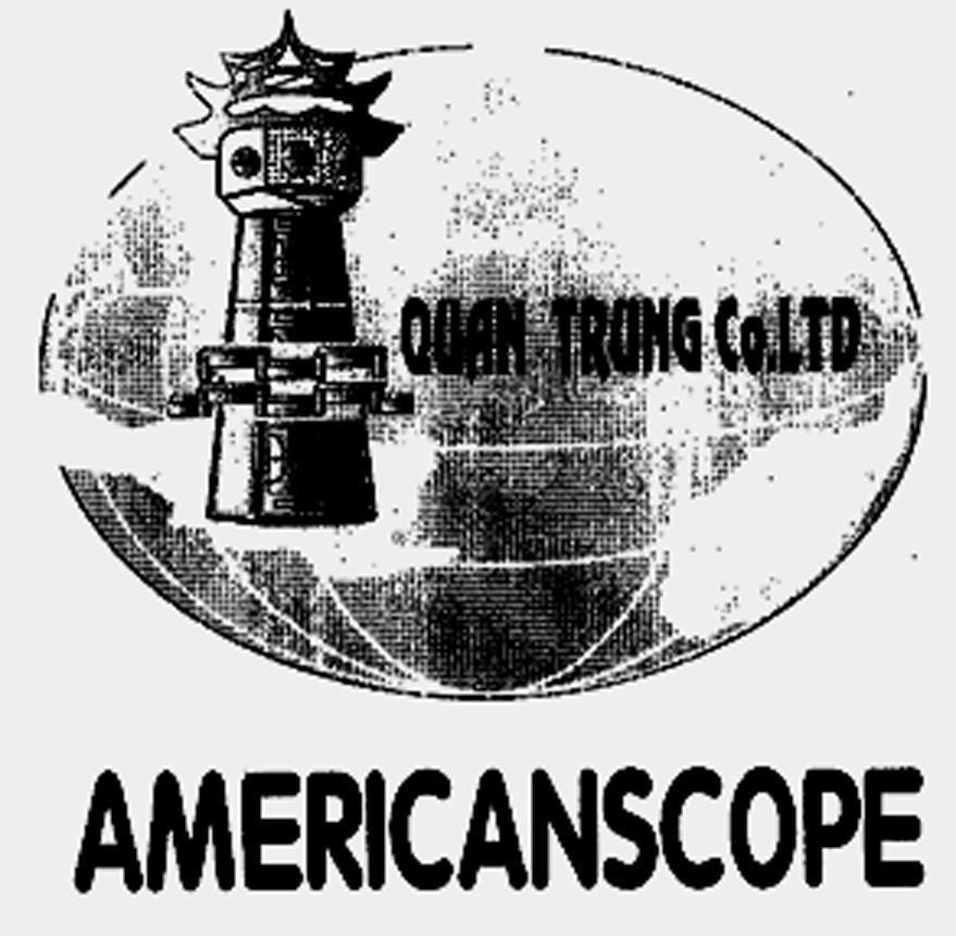 Mẫu nhãn hiệu QUAN TRUNG AMERICANSCOPE CO LTD