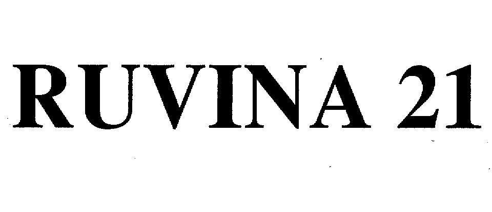 Mẫu nhãn hiệu RUVINA 21