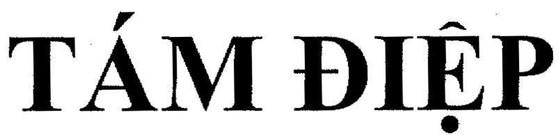 Mẫu nhãn hiệu Tám Điệp