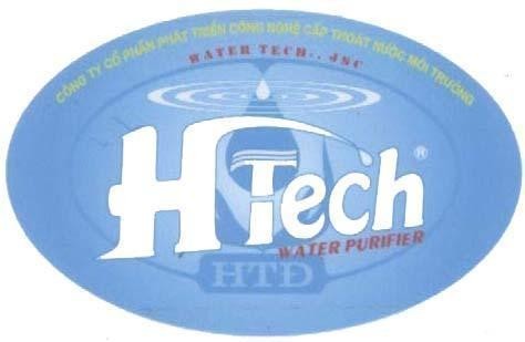 Mẫu nhãn hiệu HTECH HTĐ WATER TECH WATER PURIFIER CÔNG TY Cổ PHầN PHáT TRIểN CÔNG NGHệ CấP THOáT NƯớC MÔI TRƯờNG