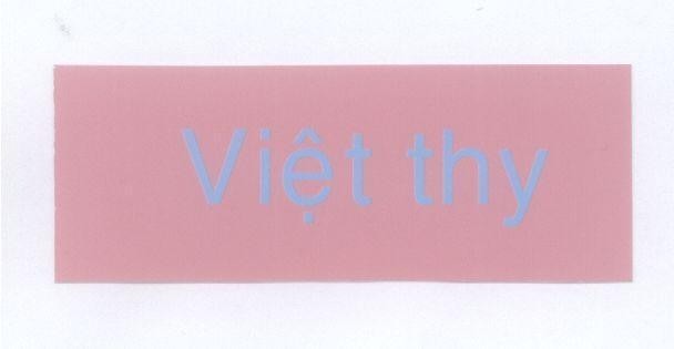 Mẫu nhãn hiệu Việt Thy