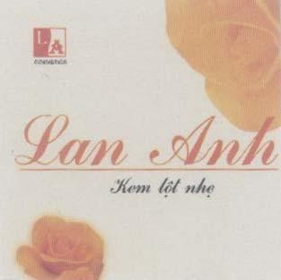 Mẫu nhãn hiệu LA L A LAN ANH COSMETICS KEM LộT NHẹ