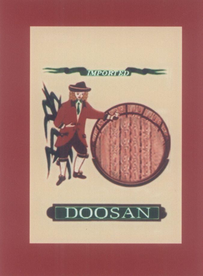 Mẫu nhãn hiệu DOOSAN IMPORTED