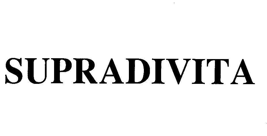Mẫu nhãn hiệu SUPRADIVITA