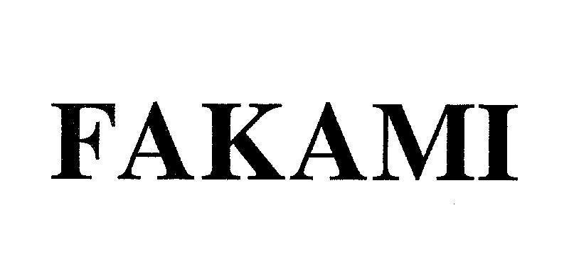 Mẫu nhãn hiệu FAKAMI