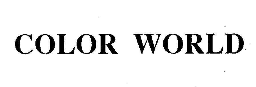 Mẫu nhãn hiệu COLOR WORLD