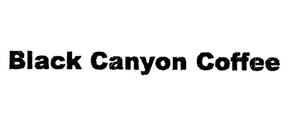 Mẫu nhãn hiệu BLACK CANYON COFFEE