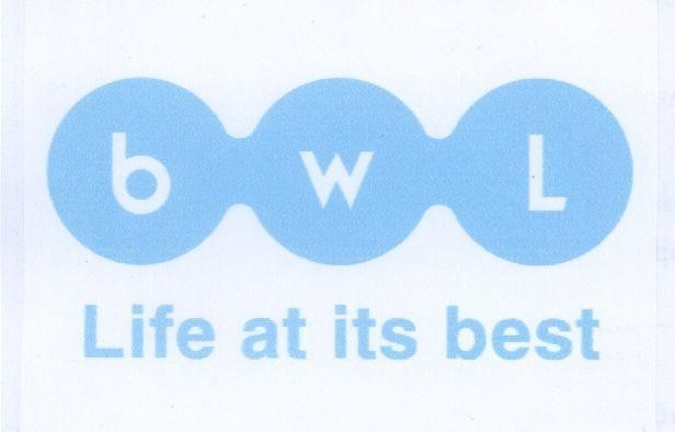 Mẫu nhãn hiệu BWL B W L LIFE AT ITS BEST