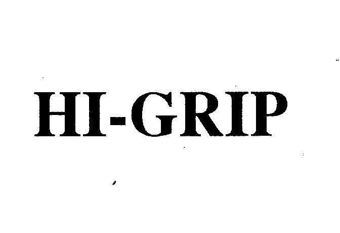 Mẫu nhãn hiệu HI GRIP
