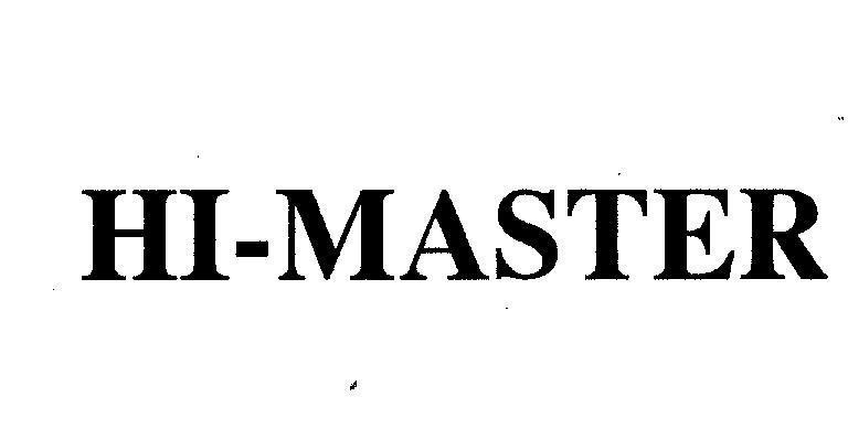 Mẫu nhãn hiệu HI MASTER