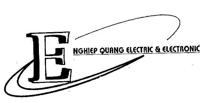Mẫu nhãn hiệu E NGHIEP QUANG ELECTRIC ELECTRONIC