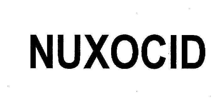Mẫu nhãn hiệu NUXOCID
