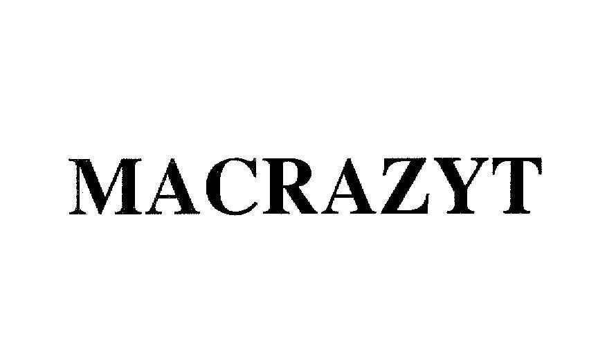 Mẫu nhãn hiệu MACRAZYT