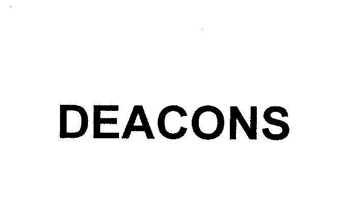 Mẫu nhãn hiệu DEACONS